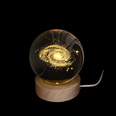 Светеща стъклена топка - галактика